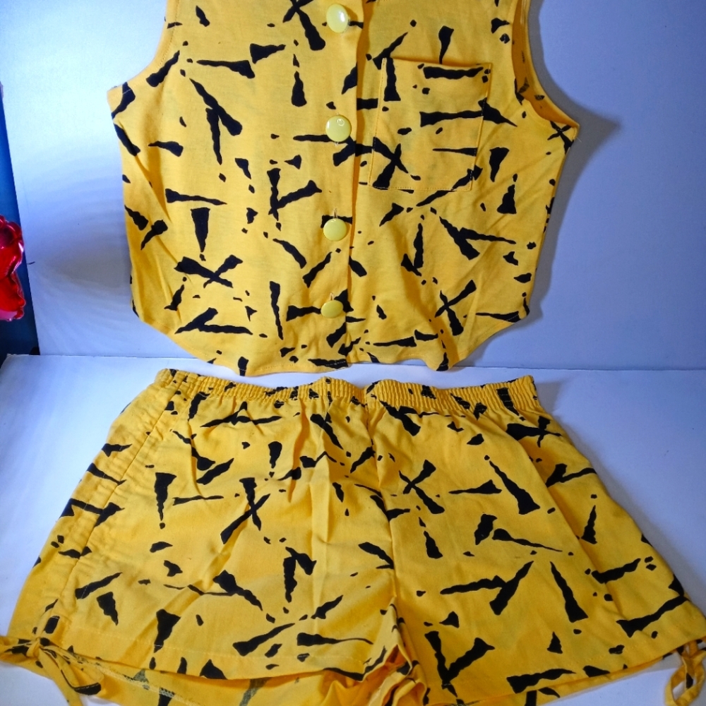 Read Discription! Rare 2 piece 80s Summer Outfit